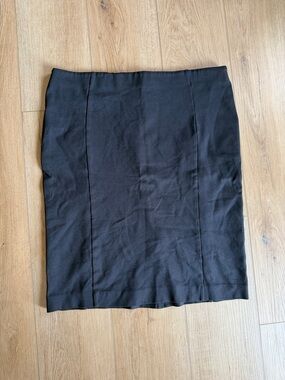 Ann Taylor Black Pencil Skirt with Panel Seams